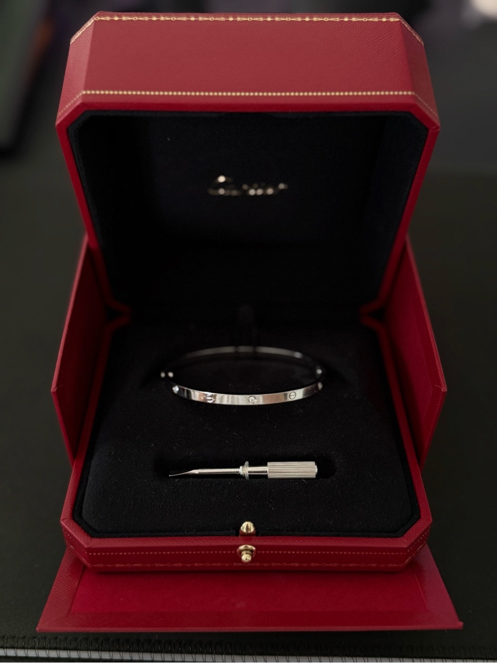 Cartier Love Bracelet, Small Model, 6 Diamonds